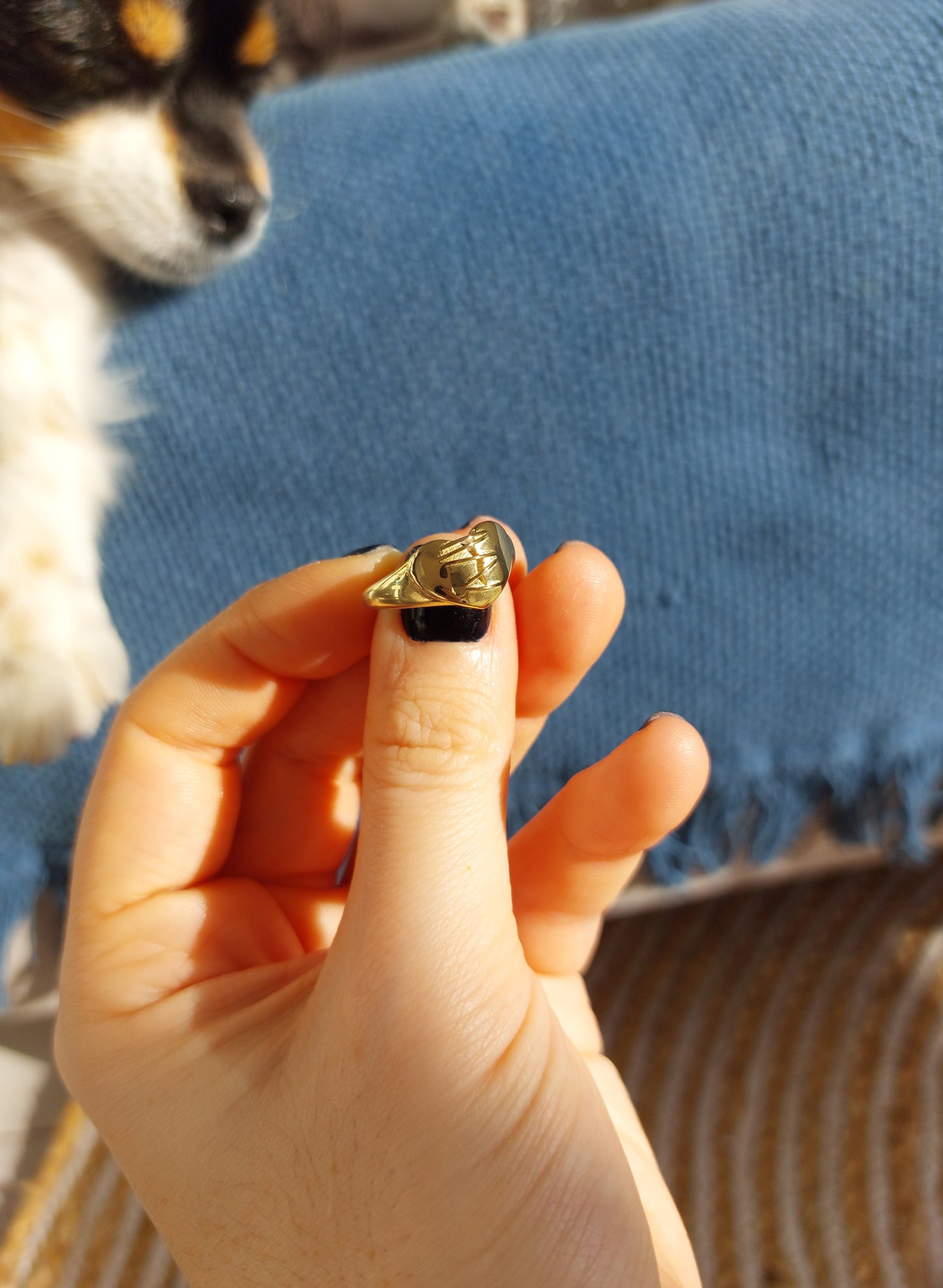 Ring Healing - Silver plated in Gold