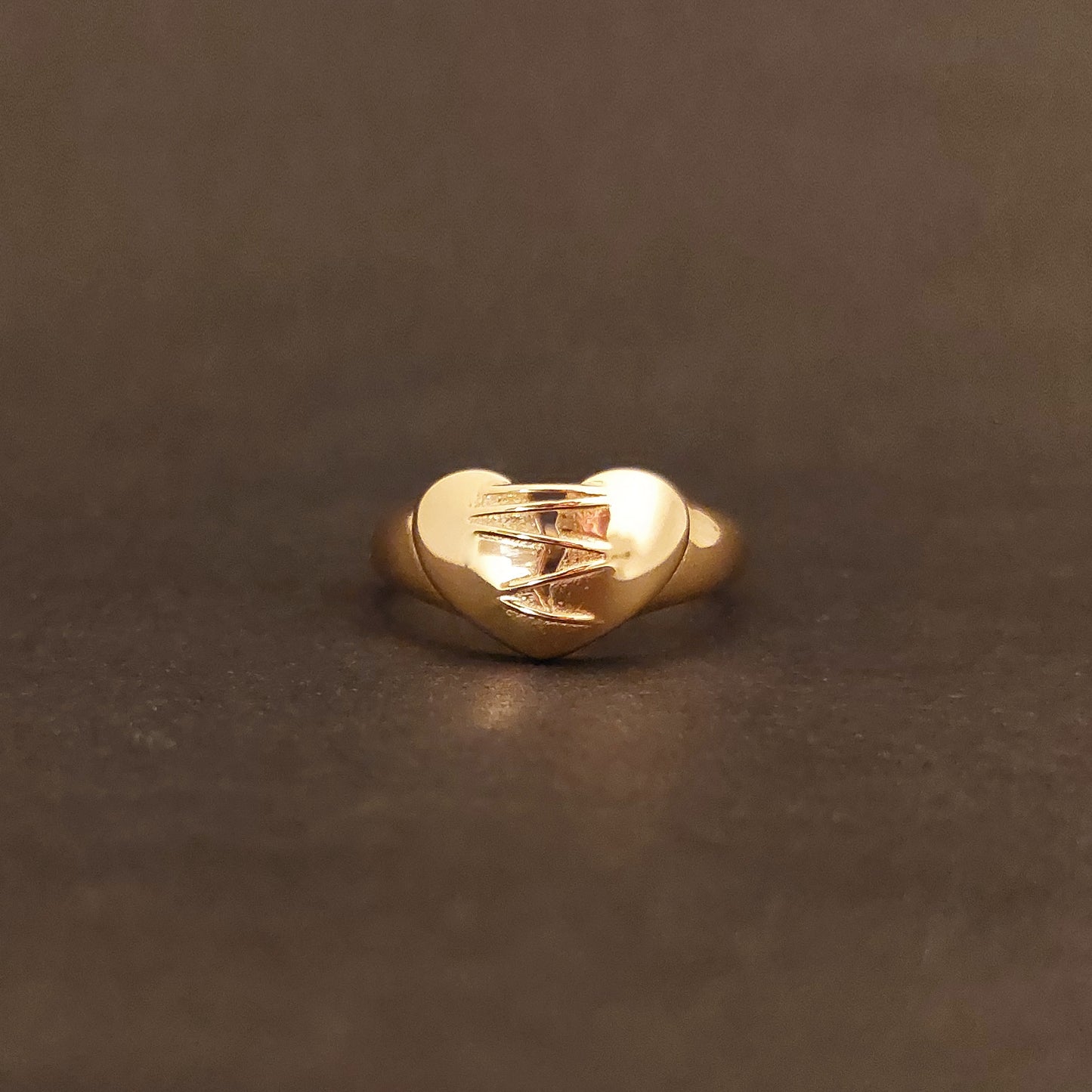 Ring Healing - Silver plated in Gold